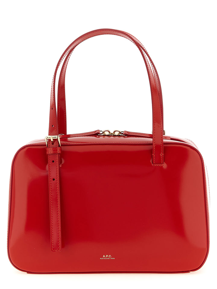 A.P.C. Virginie Box Borse a Mano - Rosso | f89bb809bf741419887b1926ff04764c60b56413