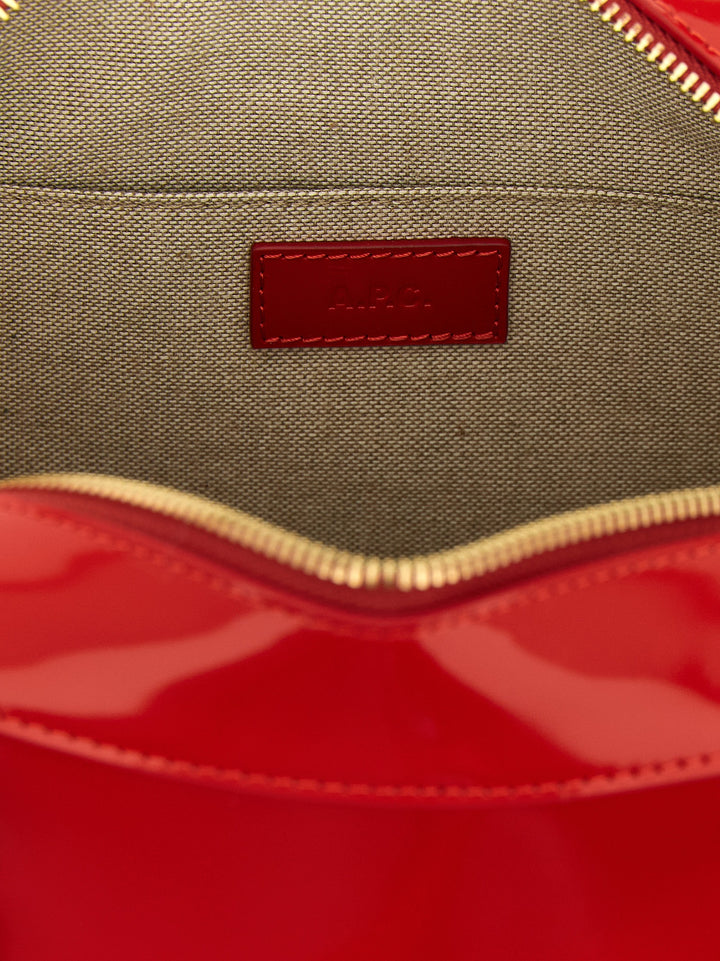 A.P.C. Virginie Box Borse a Mano - Rosso | b63da5c934bed6c4d151a4e33ab4a97bd01974ee