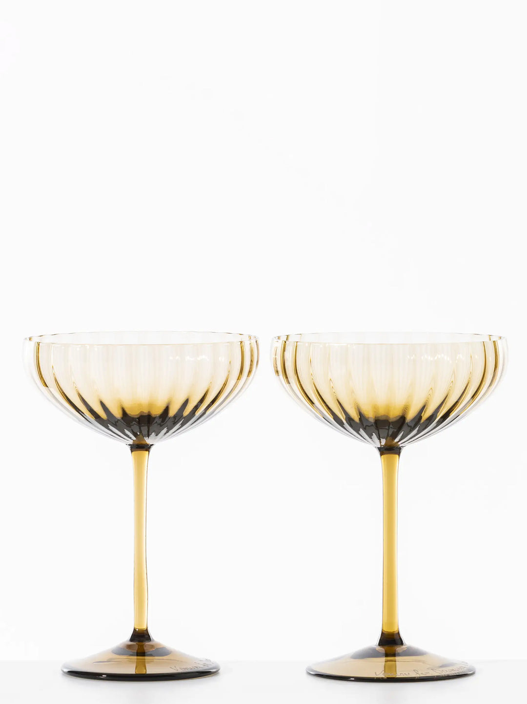 Venini Bollicine Glasses and bottles - Giallo | 02af809b4cdc6abc9d04b36b7aaa80dcdc74d236