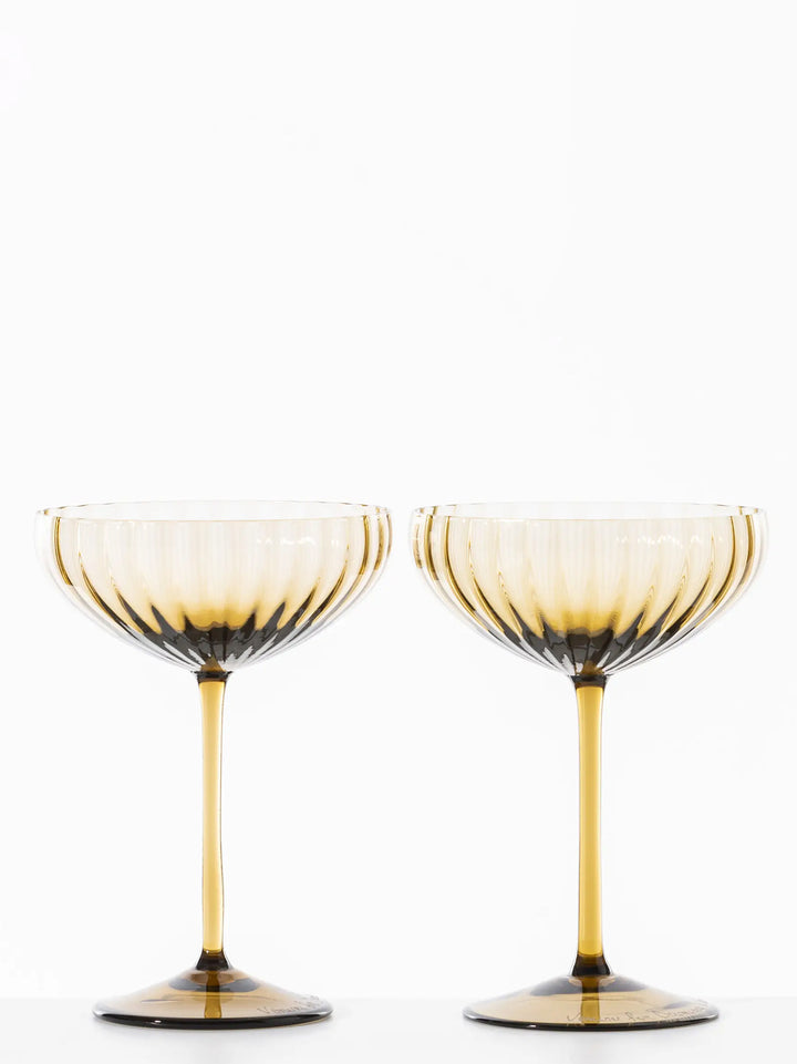 Venini Bollicine Glasses and bottles - Giallo | 02af809b4cdc6abc9d04b36b7aaa80dcdc74d236