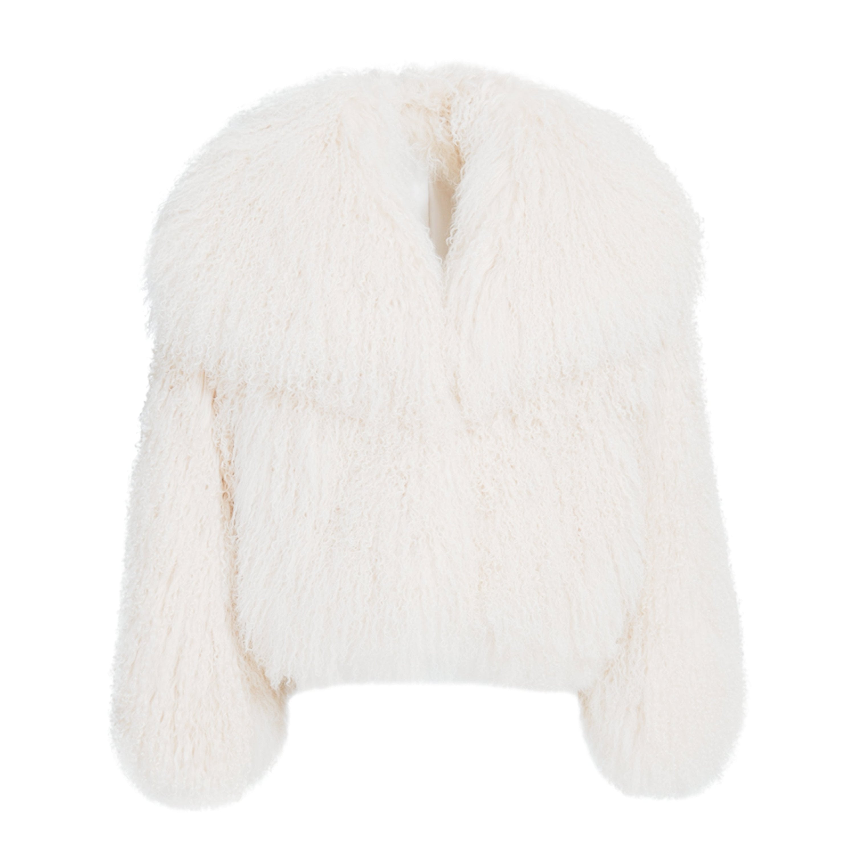 Cappotto Loyenne Bianco in Mongolia