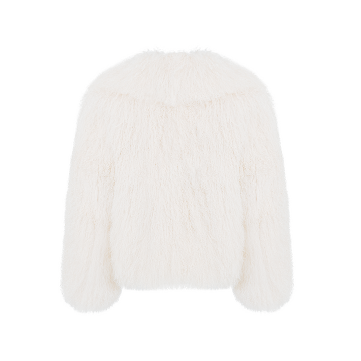 Cappotto Loyenne Bianco in Mongolia