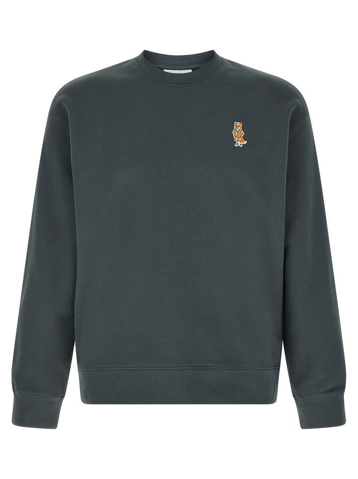Maison Kitsune Dressed Fox Felpe - Blu | 8a1632b83251d280e88ba4dfad0b0f315496cad3