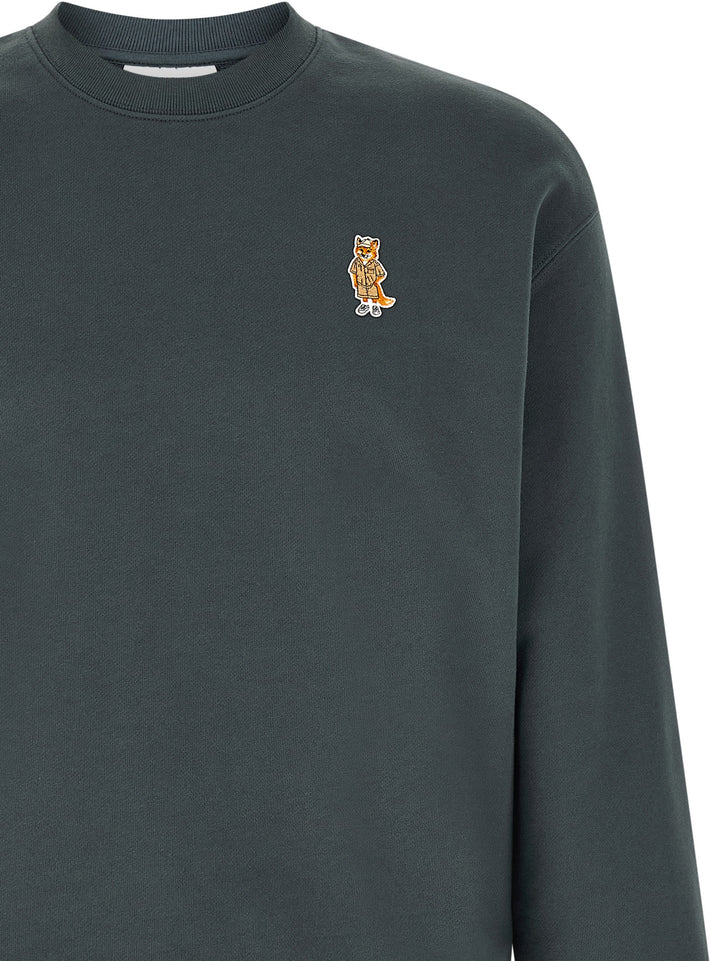 Maison Kitsune Dressed Fox Felpe - Blu | 1176790284649bfe28d69a8037b60e2b2c70e8e7