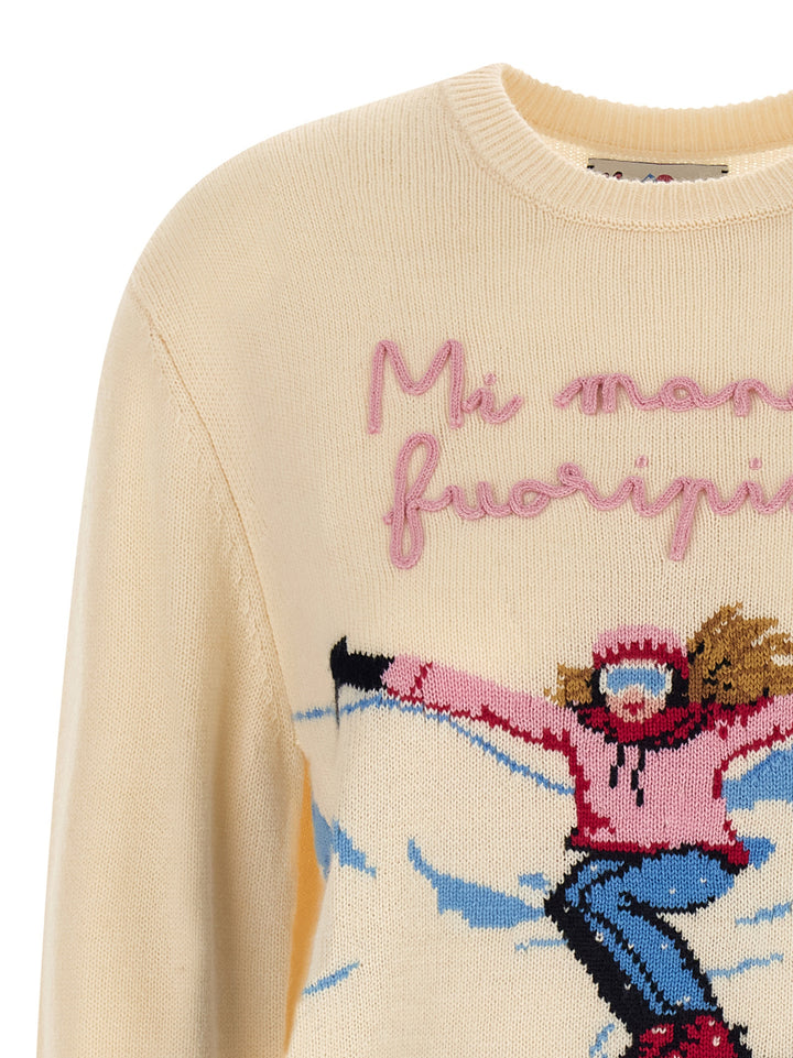 Mc2 Saint Barth New Queen Maglioni - Bianco | f53cdab5fc2a3399954e643c967b9345d71b44b0