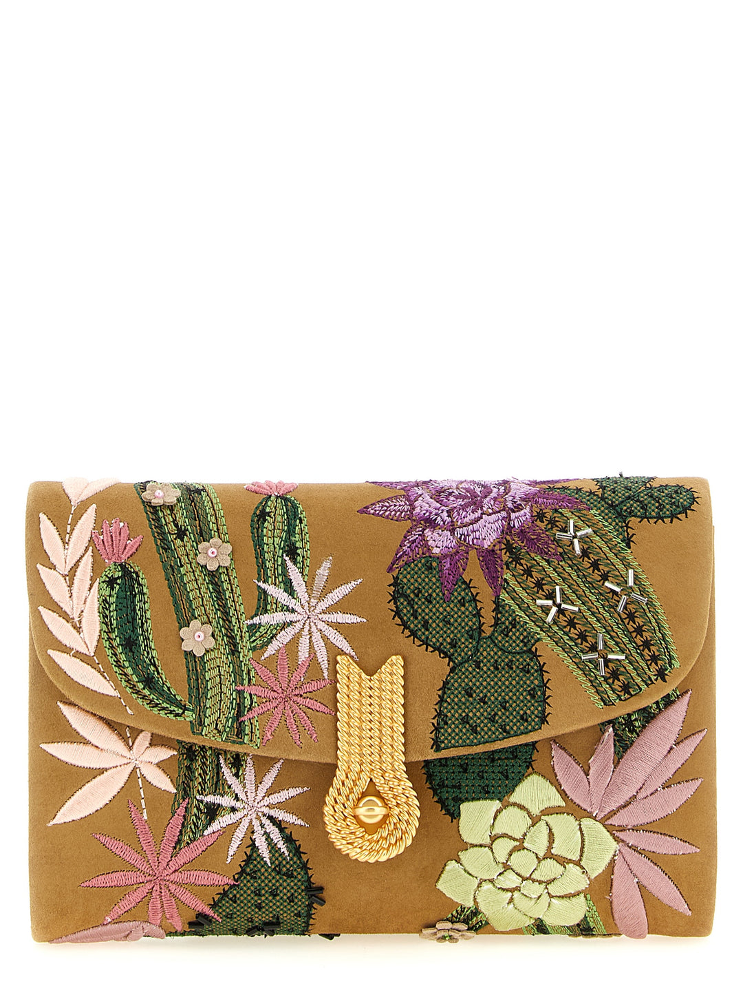 Daniele Amato Queen Mid Spinoza Clutch - Beige | bb5c3aaff4614f3a8d602a078d86499b298836cc