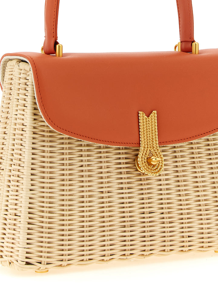 Daniele Amato Queen Rattan Borse a Mano - Arancione | ad11b701a3784876280d606e3b1c22686416816e