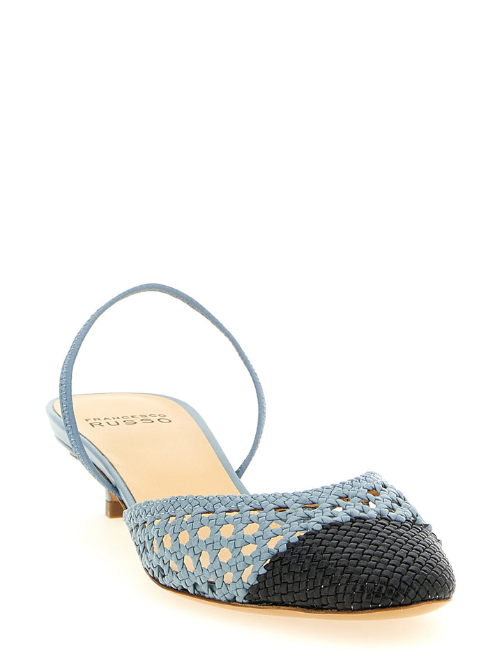 Francesco Russo R1p1021 Decollete - Celeste | 0cfe6d47eddbd0cedc1d4e45f0332cee62336eca