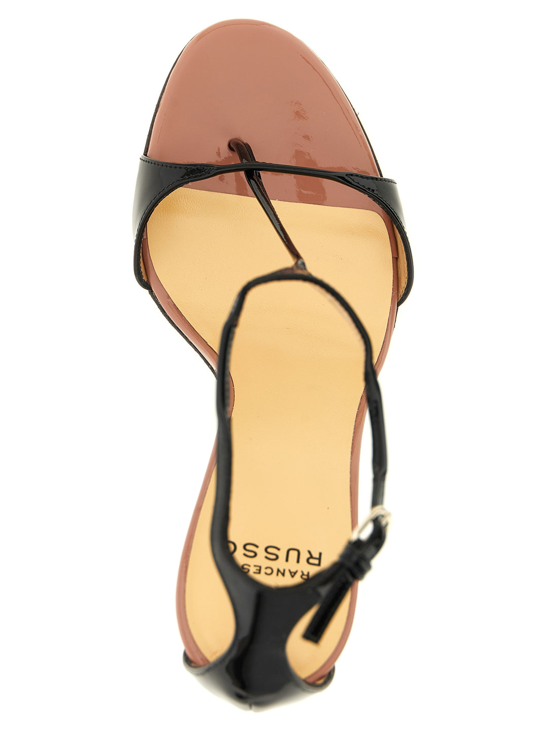 Francesco Russo R1s1022 Sandali - Nero | 023f566fc49fc1081b779d724a2923c07aed45de