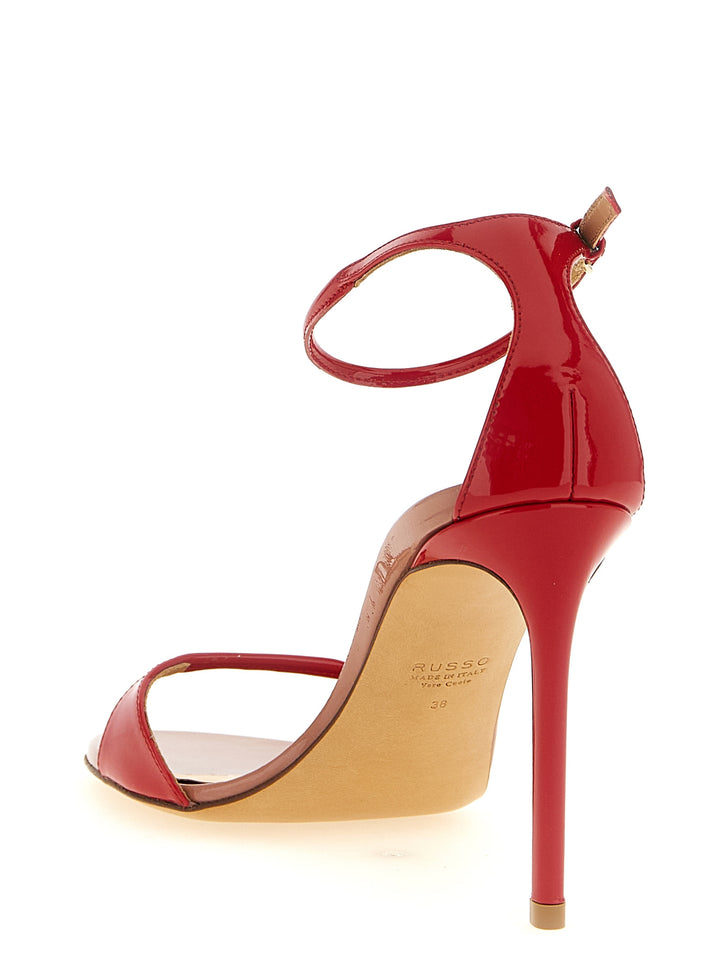 Francesco Russo R1s1023 Sandali - Rosso | 78d2bb09863f288ca4bf71dd830b2b9a2b6b05dd