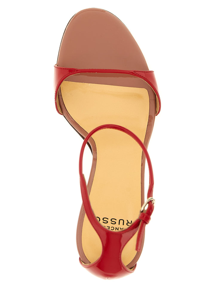 Francesco Russo R1s1023 Sandali - Rosso | 45cb68e2d9e1975793f07224d4d8f34954c677bc
