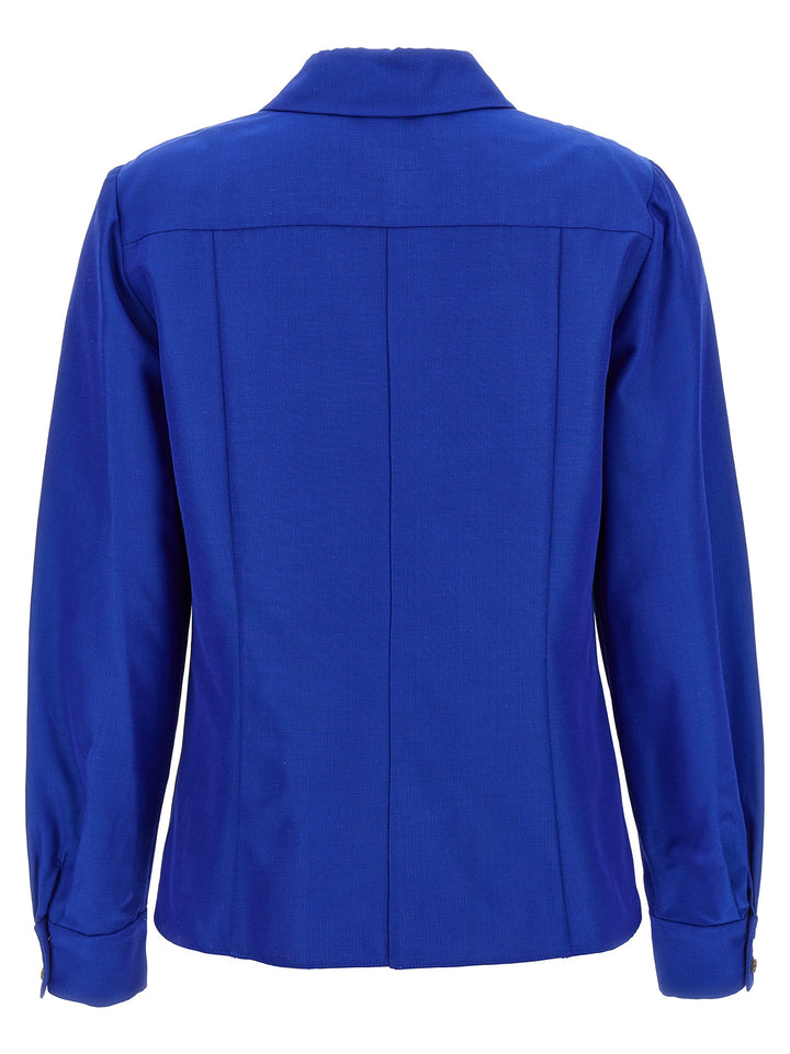 Carolina Herrera Viscose Shirt Camicie - Blu | 1d9b406d43329419b60a2693bbe4dc37209e2b9e