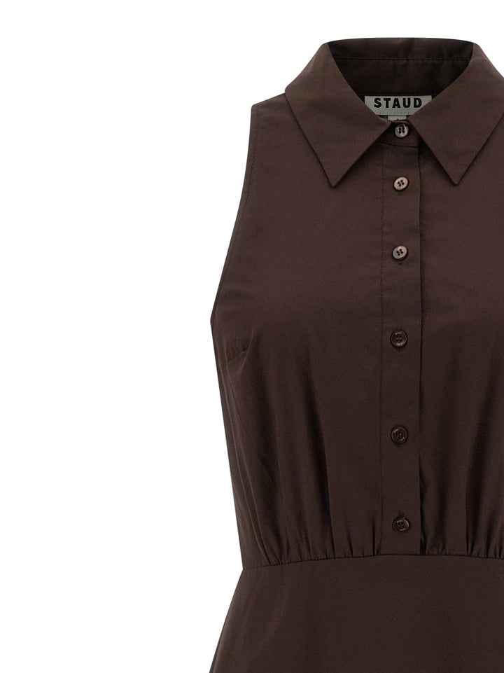 Staud Romy Abiti - Marrone | dde23349d34f60d1477592a9c16bd0792e82d78d