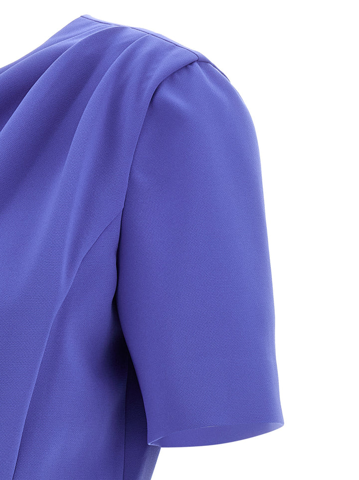 Carolina Herrera Draped Dress Abiti - Blu | c341eda609153b8914045b94d1fb1675ffcd8ddc