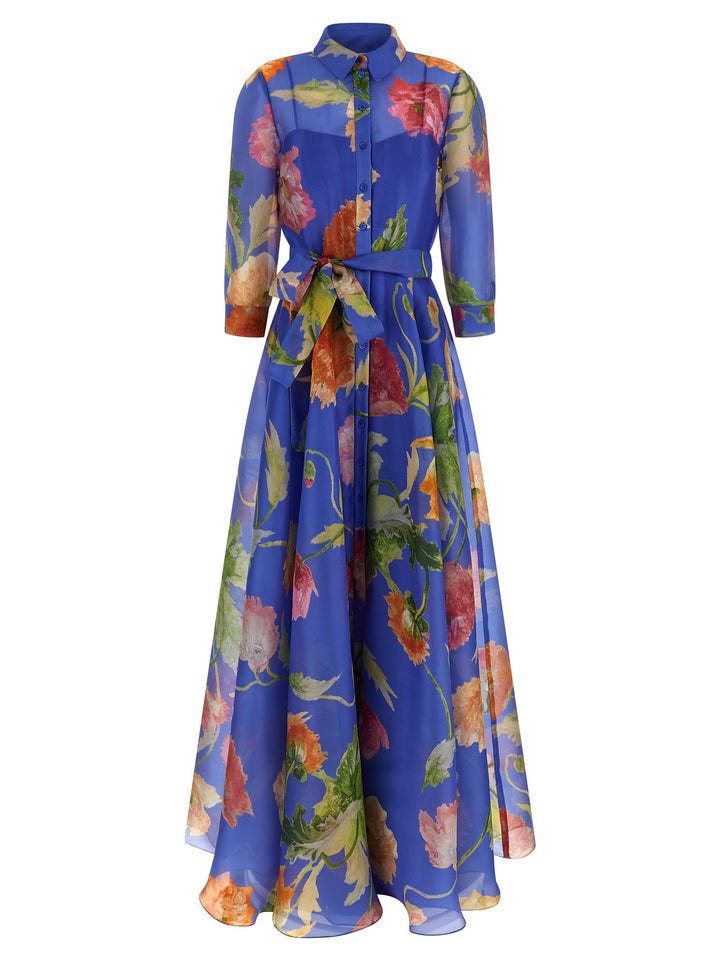 Carolina Herrera Trench Coat Dress Abiti - Blu | e11e24c0a6025a5cd381463e2e29086fb0b1b895