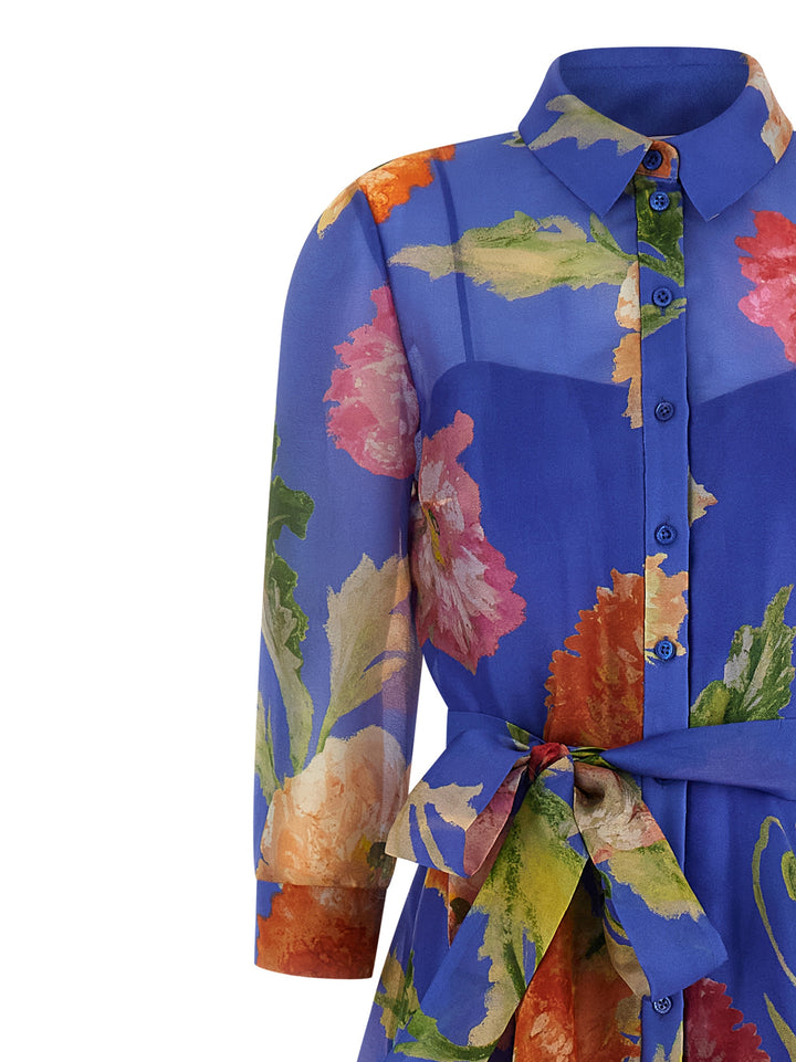 Carolina Herrera Trench Coat Dress Abiti - Blu | 3bbe158d3301fb22fcd1fbe8a2a30d52a79abc1f