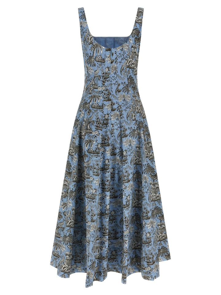 Staud Wells Abiti - Celeste | 7186e1733e38f08bebe27d49876029765552b4ac