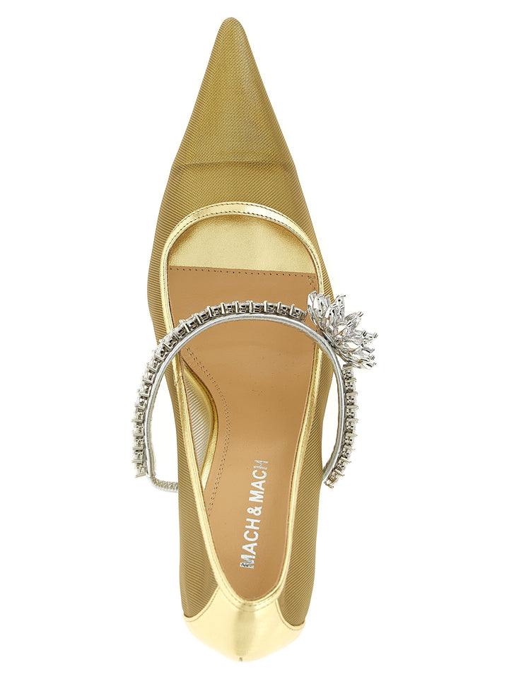 Mach & Mach Lotus Flower Decollete - Oro | 5efd431bea5d82f22fc6c29ab9da997822834711
