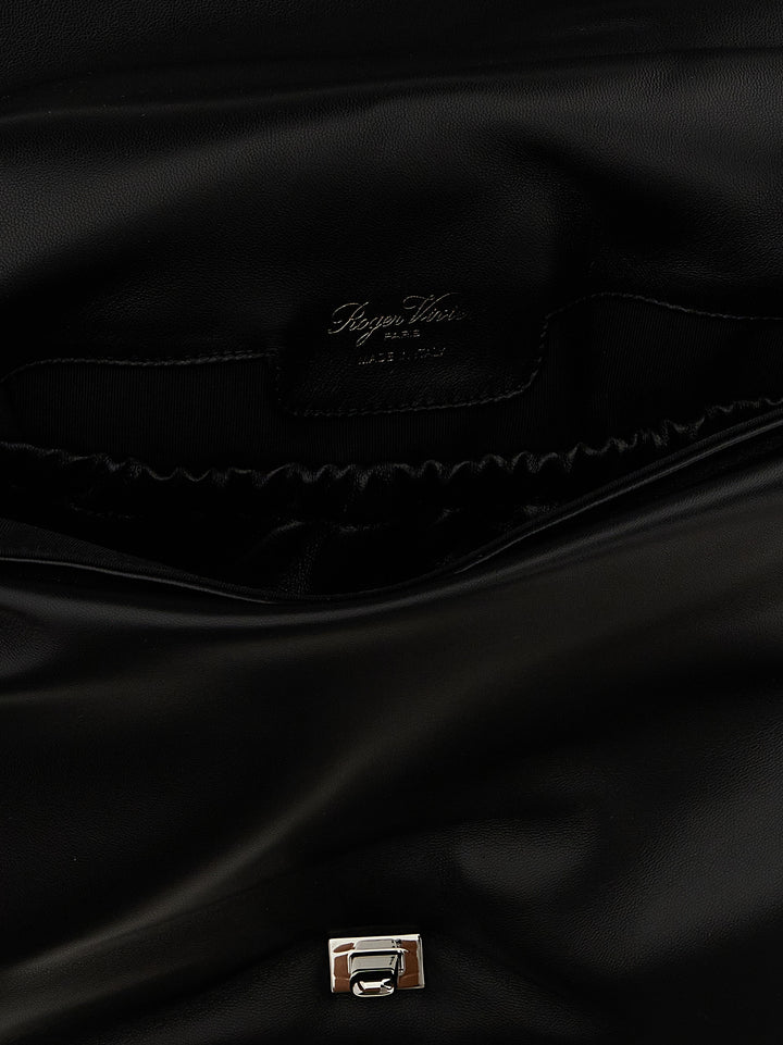 Roger Vivier Viv Borse a Spalla e Tracolla - Nero | 088a0165fcae93400290bf4d54c911a50580e7c9