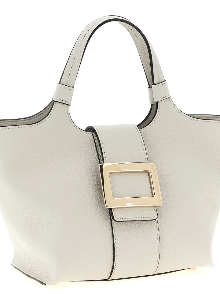 Roger Vivier Belle Vivier Tote - Grigio | e21f80fc9a8b5e7550a1da931835daa85caf8b4c