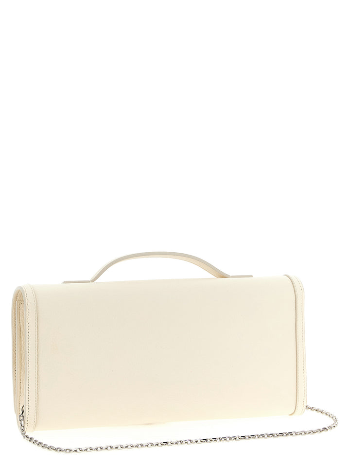 Roger Vivier Belle Vivier Clutch - Bianco | 5dc2baf354ec1aa3fe391eec47ffad198a1a46bb