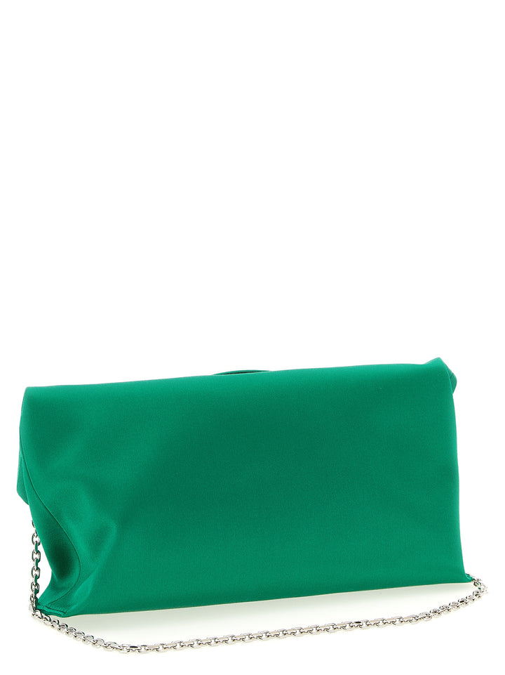 Roger Vivier Trompette Clutch - Verde | 6f0a796104a9c2f83367dc50daebb70ec453e303