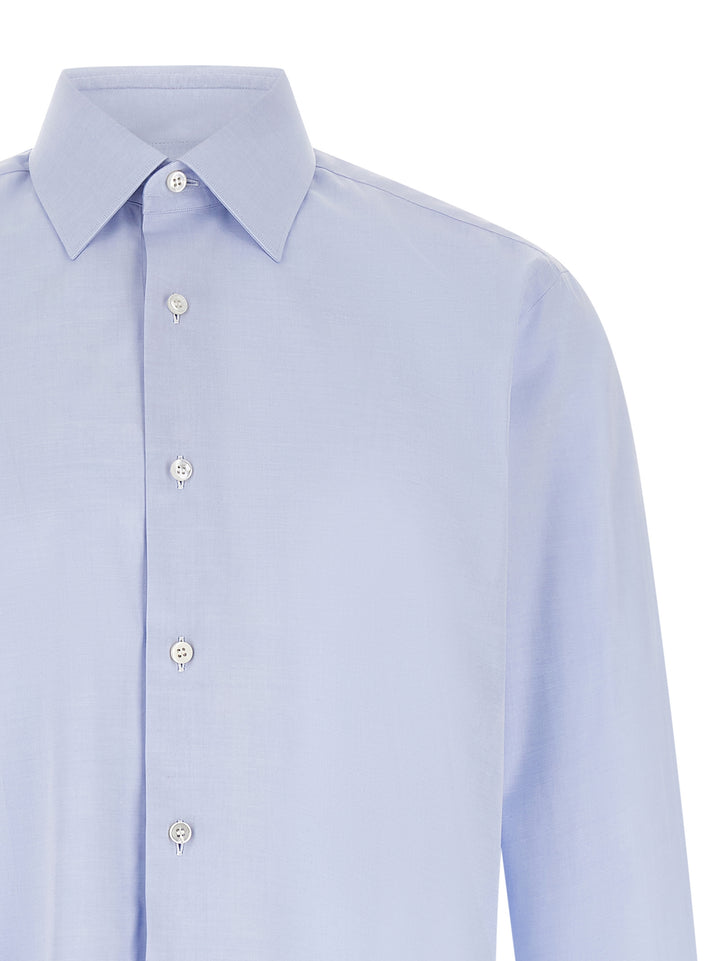 Brioni Clark Camicie - Celeste | f4043164d5fe62531c2038369f503d9845792749