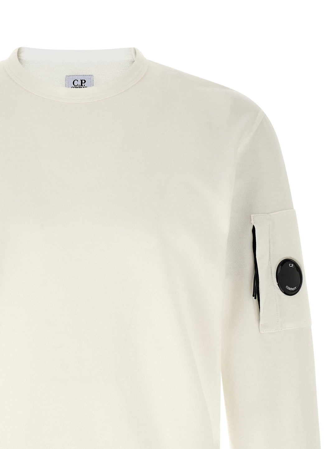 C.P. Company Fleece Felpe - Bianco | 0bd95272b4c69a8fdc016073cd1c5fb948efcc8e