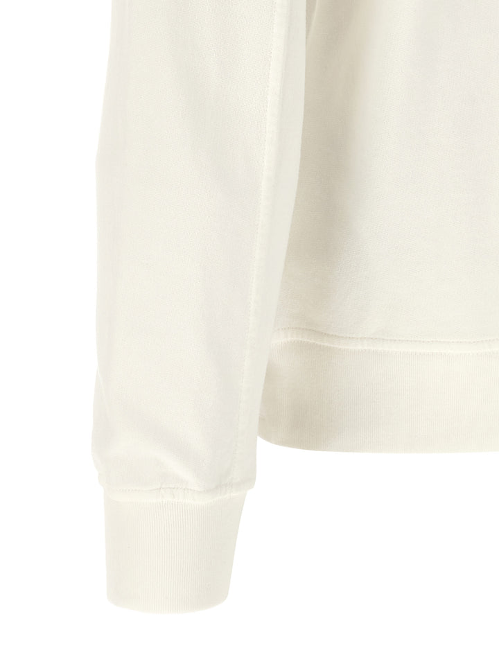C.P. Company Fleece Felpe - Bianco | 8082b04238318c1c1a63f1380268b17e38ef8bb6