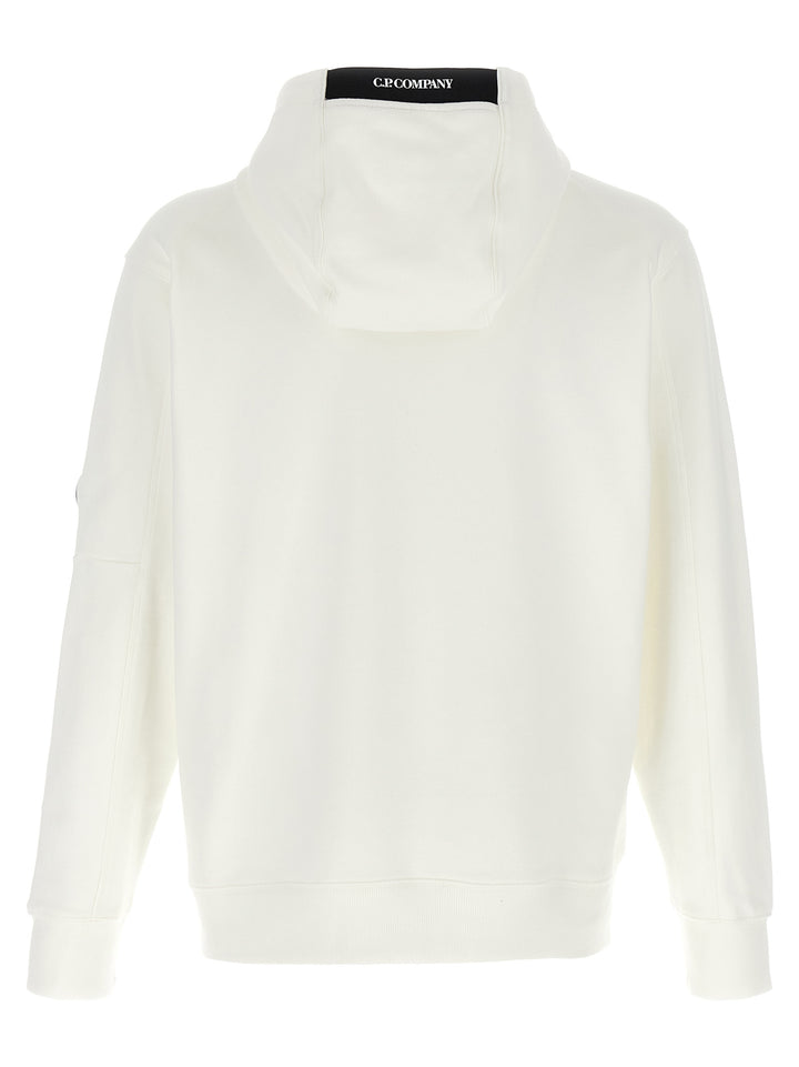 C.P. Company Diagonal Raised Felpe - Bianco | 47bab9cfaf989c8a25f10aa60e1d801e68144733