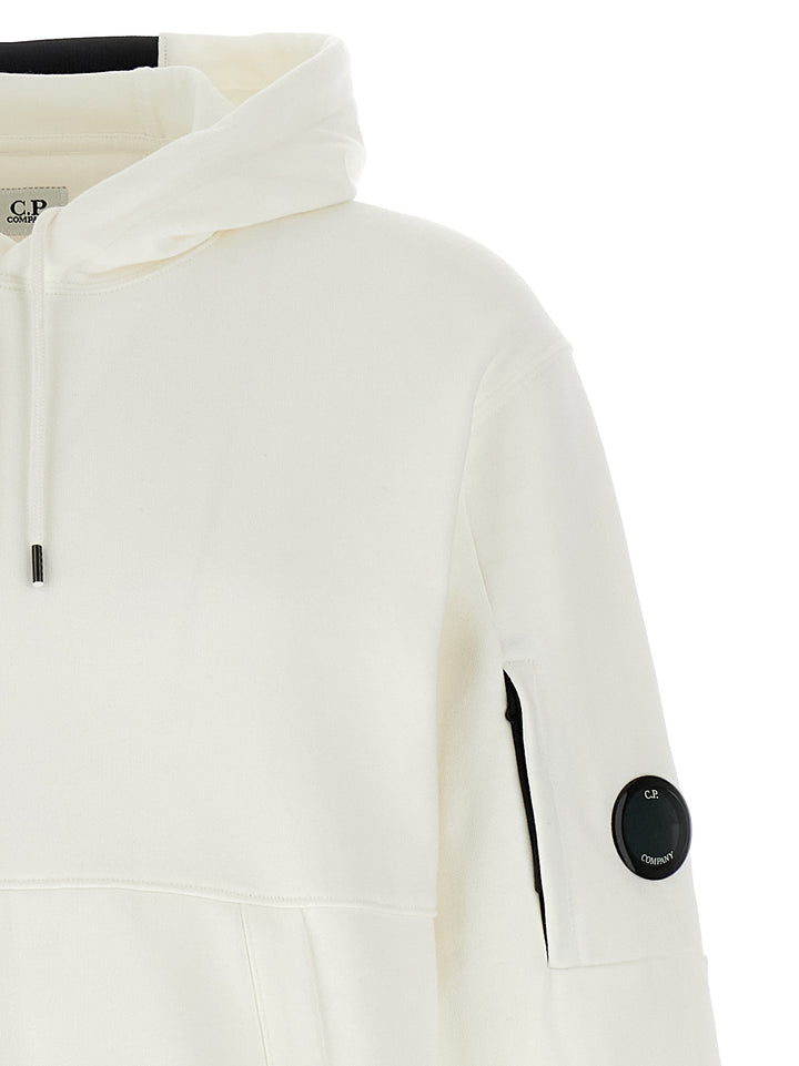 C.P. Company Diagonal Raised Felpe - Bianco | 793d09cb14da37f2d6540b834d67865bbbd4347e