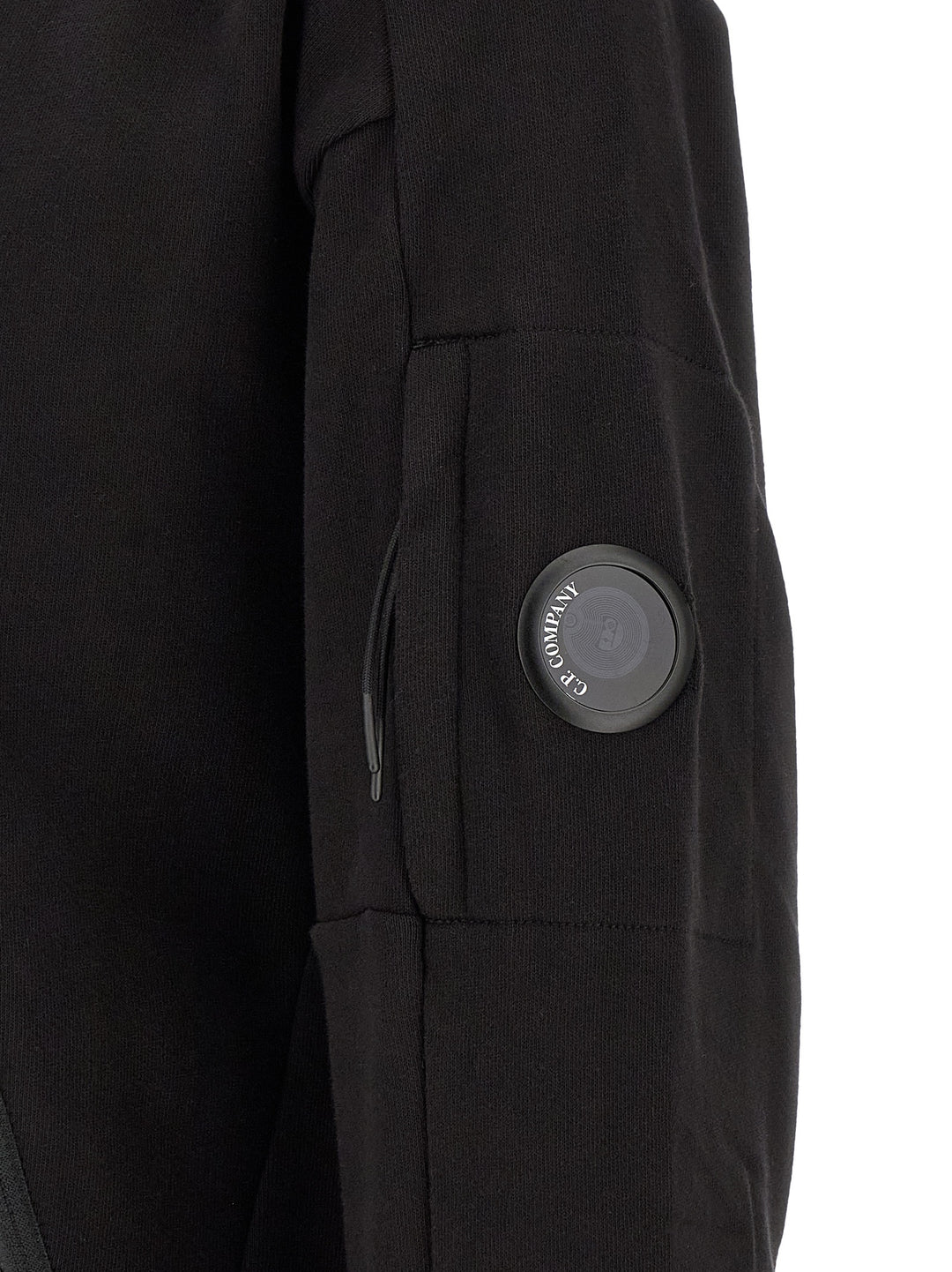 C.P. Company Diagonal Raised Fleece Felpe - Nero | fef57cbe08e76b3e911d4ea6dfff3db36794ac61