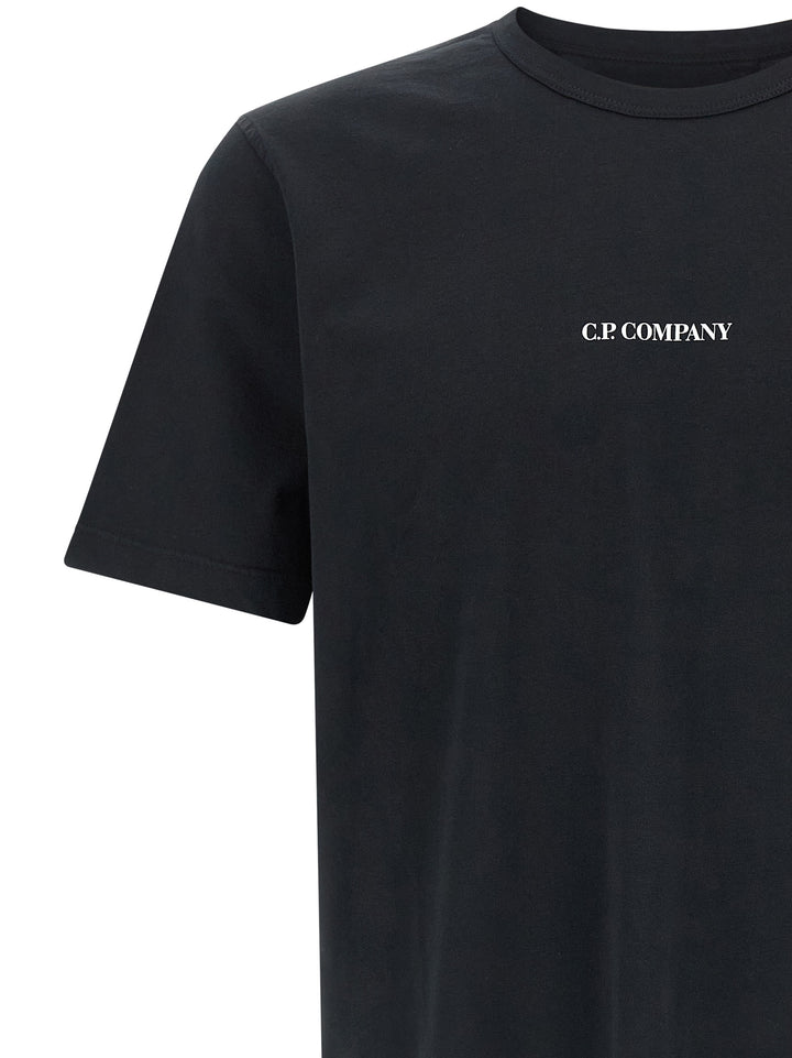 C.P. Company Logo T shirt - Nero | d3d61656877fbf8424b28d00d99e7d9d541b8a17