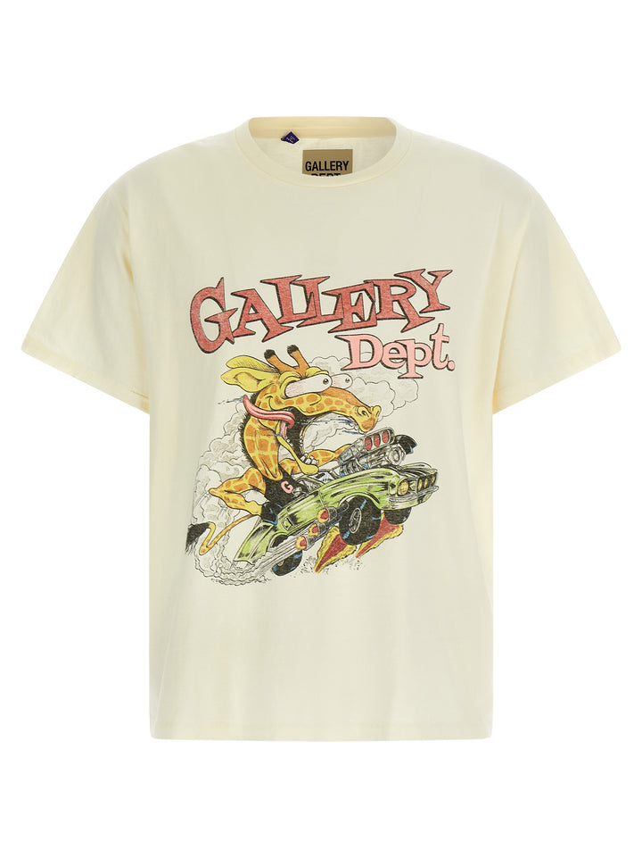 Gallery Dept. Rally T shirt - Beige | 211486ab3a54eb1858215cc280082d44d200f9cc