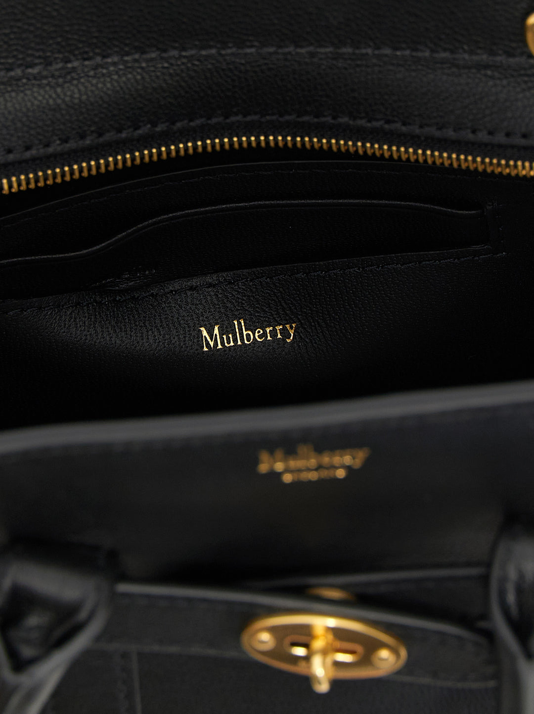 Mulberry Micro Zipped Bayswater Borse a Mano - Nero | 38dfb3bc362b7626c587b318bb882a127630fe17