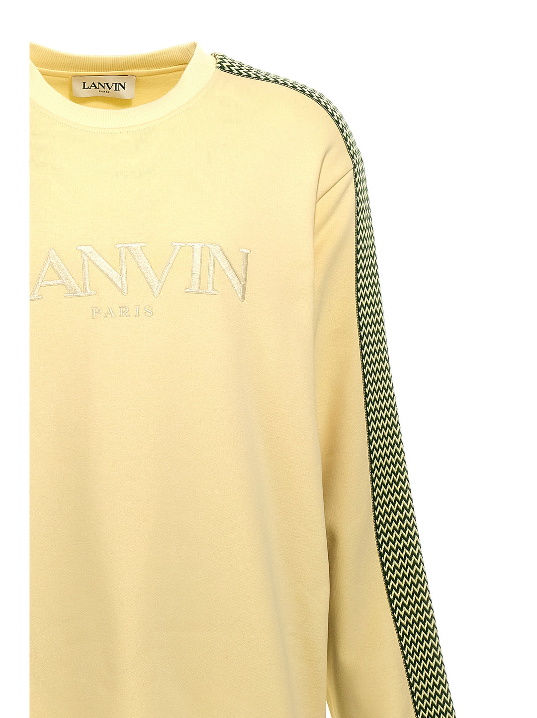 Lanvin Brodé Lanvin Side Curb Felpe - Giallo | 1f772885158b6d573ce1a7bd506baecce0b7754d