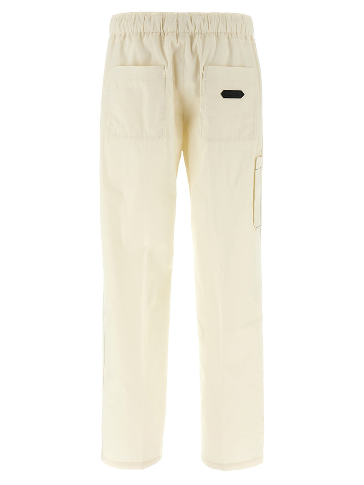 Lanvin Cotton Trousers Pantaloni - Bianco | a60fbebc02ceca11f5cbaaad4a48722eb2307cf3