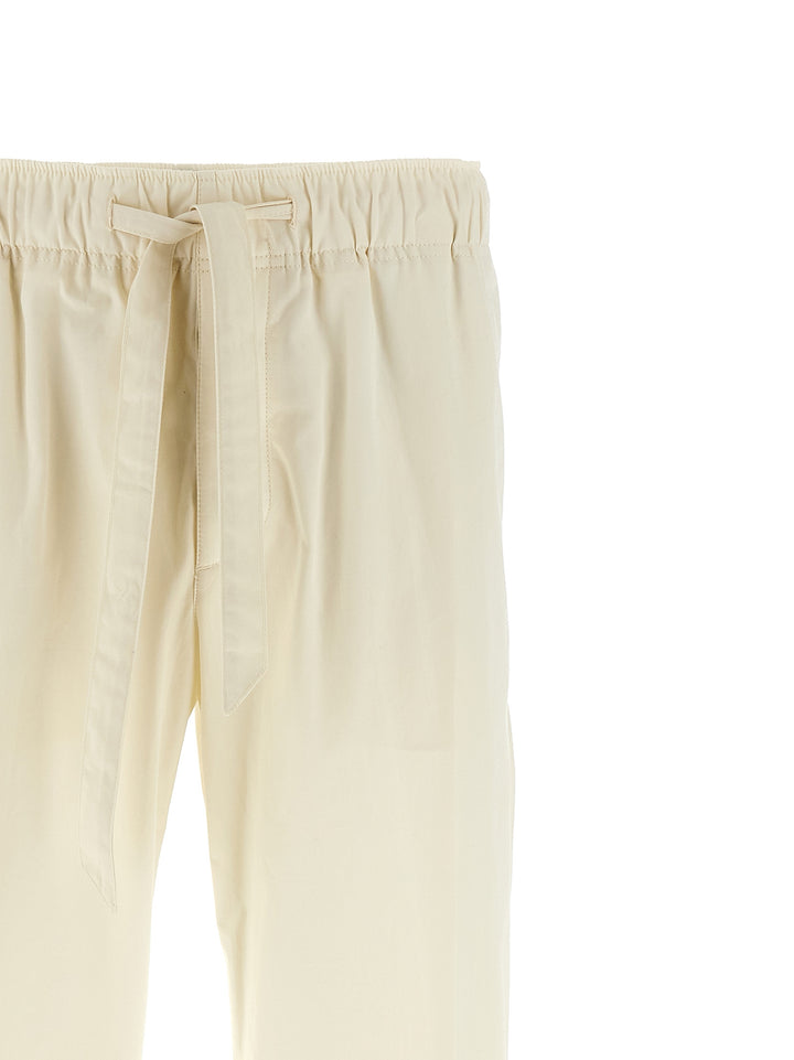 Lanvin Cotton Trousers Pantaloni - Bianco | 436dab1840bcdf6cb88c39b8efad846f39dd9d12
