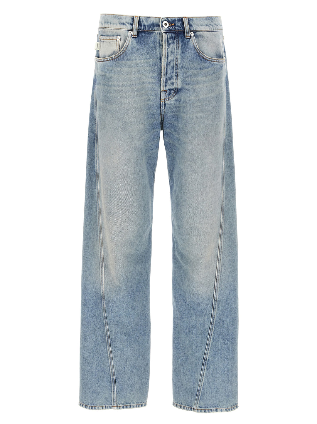 Lanvin Twisted Hem Jeans - Celeste | 350540f68a6b142733ff28df47e759392ae8bf36
