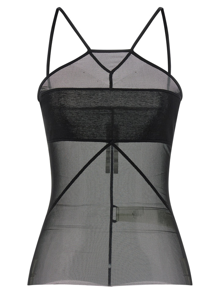 Rick Owens Sl Combo Top - Nero | 5bb8421f8d2e0acb3a7e8fe6e704d6349cb3c82d