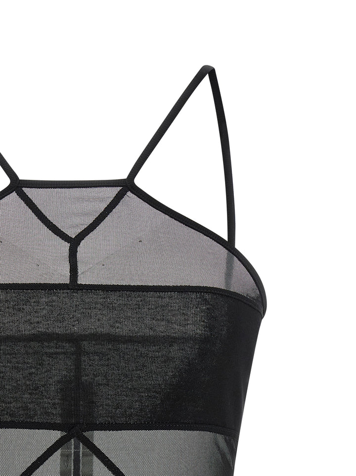 Rick Owens Sl Combo Top - Nero | c795743419d544ff76507a2d10ee77b5d3b029a0