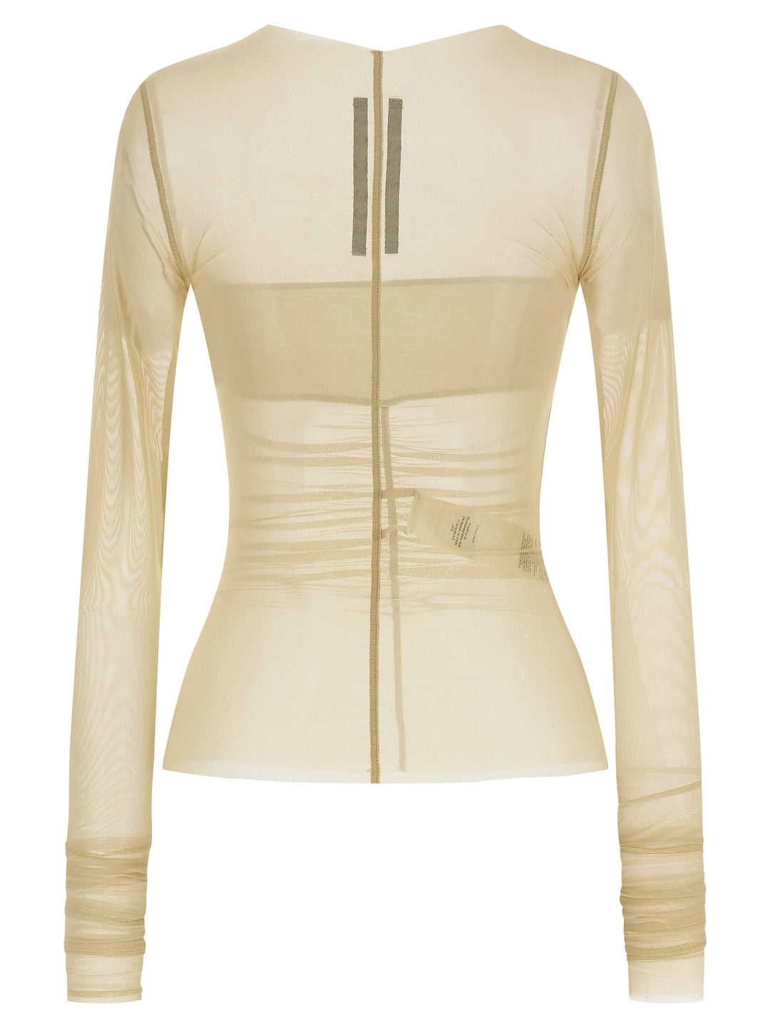 Rick Owens Temple Top - Beige | 128eba41daf3111309bdaba4a5ab44068f3dcd77