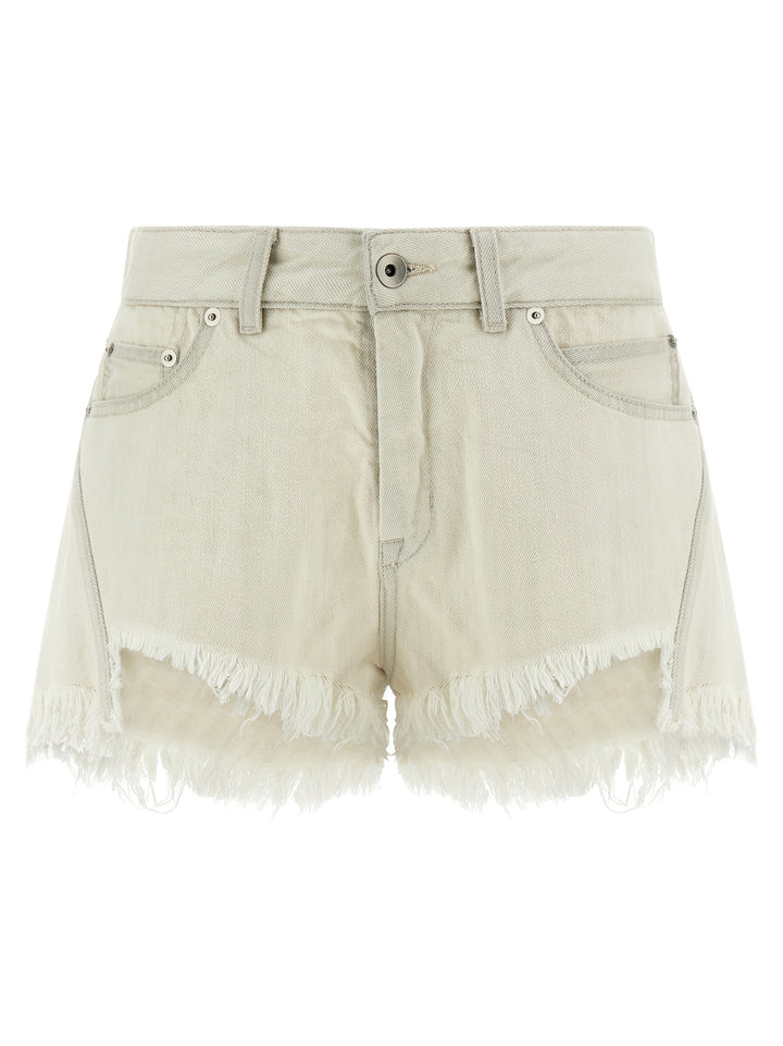 Rick Owens Bias Cutoffs Bermuda e Short - Bianco | 548d88a398d79ff006e109e99ab2a3b2cdb4654b