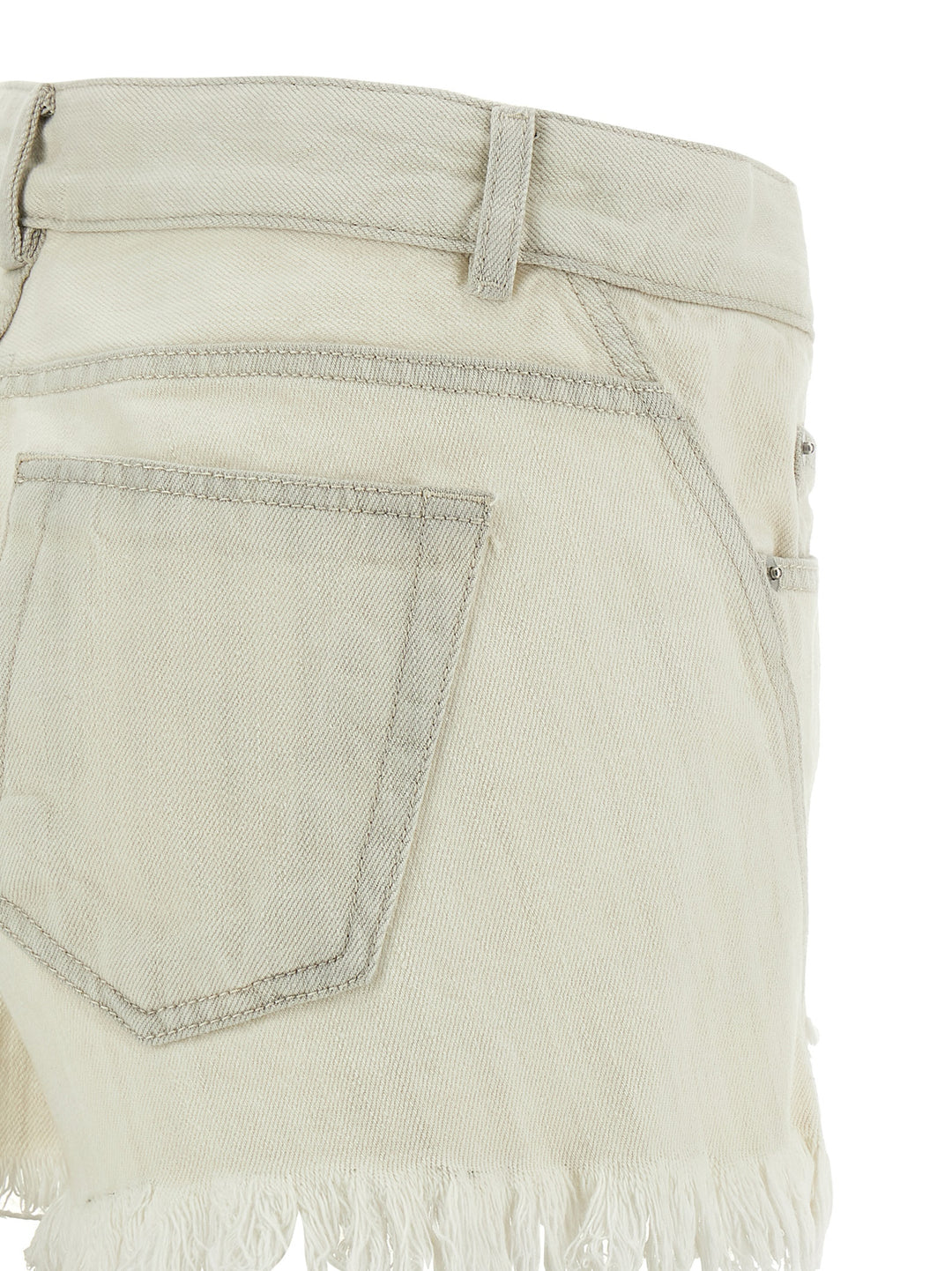 Rick Owens Bias Cutoffs Bermuda e Short - Bianco | 34c494817f88d222ad5486e8ef8512f641efd617