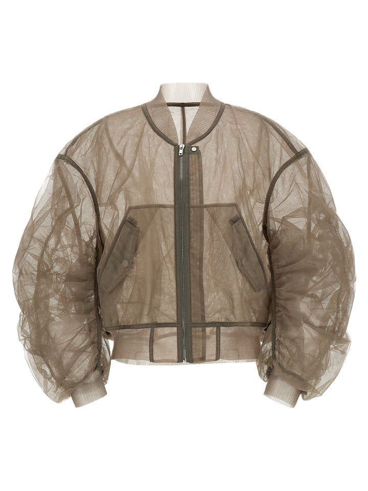 Rick Owens Secchia Flight Puffer Jackets - Grigio | 6e332433643655341a3779baf3c065ba3dec08f3