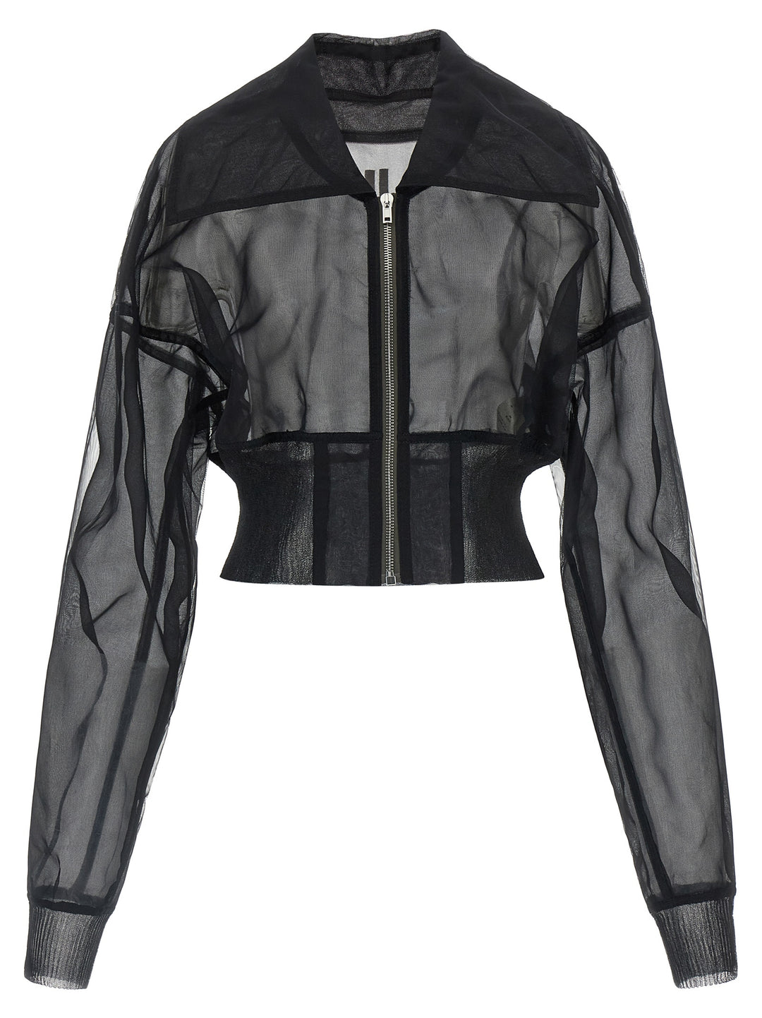 Rick Owens Dracucollar Cropped Puffer Jackets - Nero | fd0404c8149fb25939585547d65c2aecc670af23