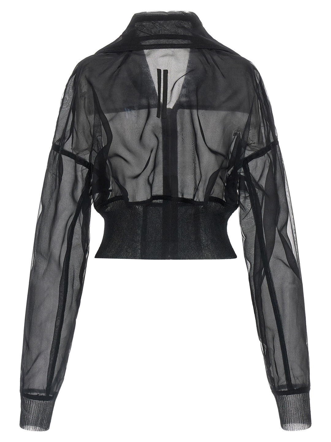 Rick Owens Dracucollar Cropped Puffer Jackets - Nero | 869f88ec5dfeff1451e9ca6d59c5d0e4ee32fedd