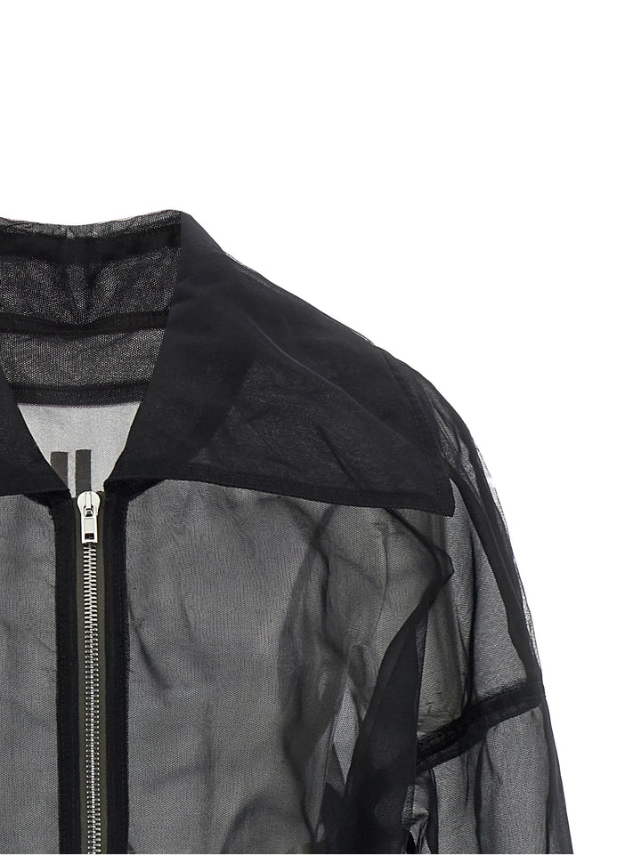 Rick Owens Dracucollar Cropped Puffer Jackets - Nero | ee7aff6ab889f90144de6d3012f57f85b55aeb37