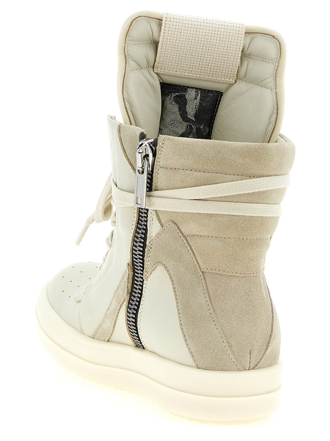 Rick Owens Geobasket Sneakers - Beige | b35cbbc8a60d8783c6697851a307683a11dc7872