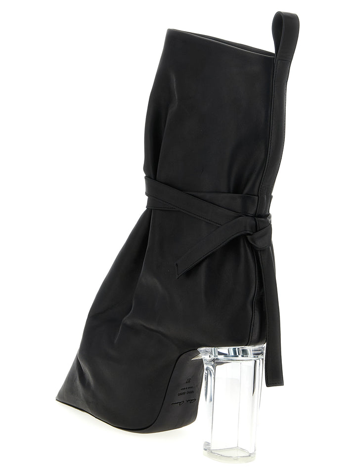 Rick Owens Tied Taco Kiss Stivali e Stivaletti - Nero | ce81efa8e35f28dfc8c29eb7913ad4064d0b06fa